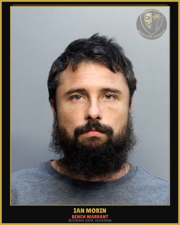 Morin Ian  Malcolm Arrested – BENCH WARRANT – Miami-Dade County (Unknown)