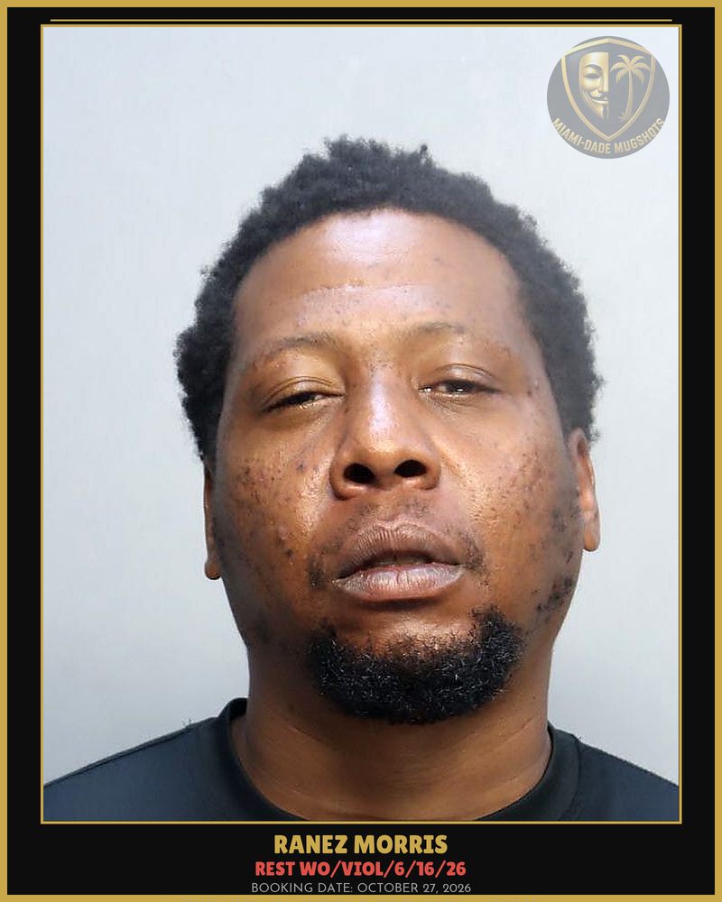 Morris Ranez  Lamon Arrested – Rest Wo/Viol/6/16/26 – Miami-Dade County (October 27, 2026)