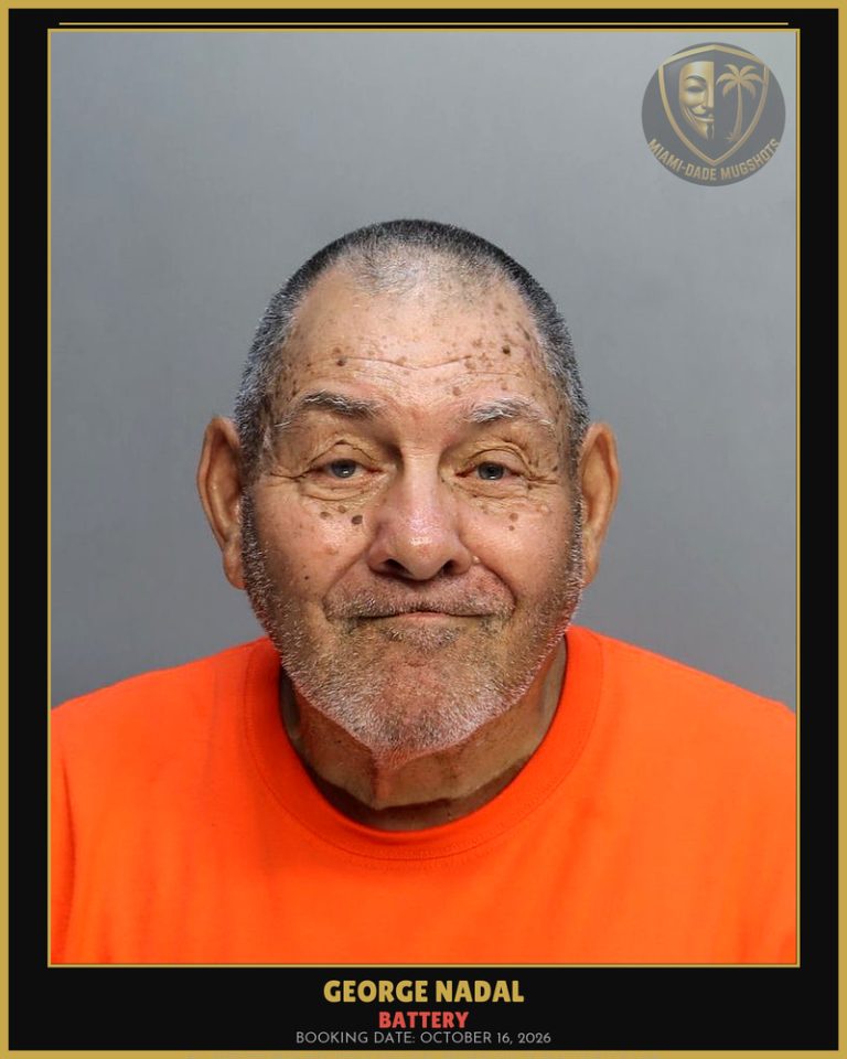 Nadal George Arrested – BATTERY – Miami-Dade County (October 16, 2026)