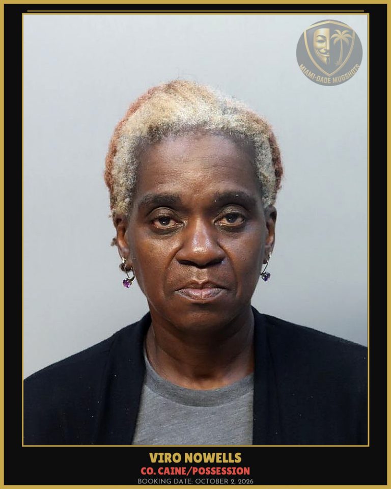 Nowells Viro Maria Arrested – Co. Caine/POSSESSION – Miami-Dade County (October 2, 2026)