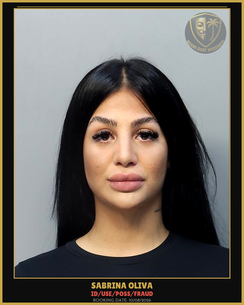 Oliva Sabrina Arrested – Id/Use/Poss/Fraud – Miami-Dade County (Unknown)