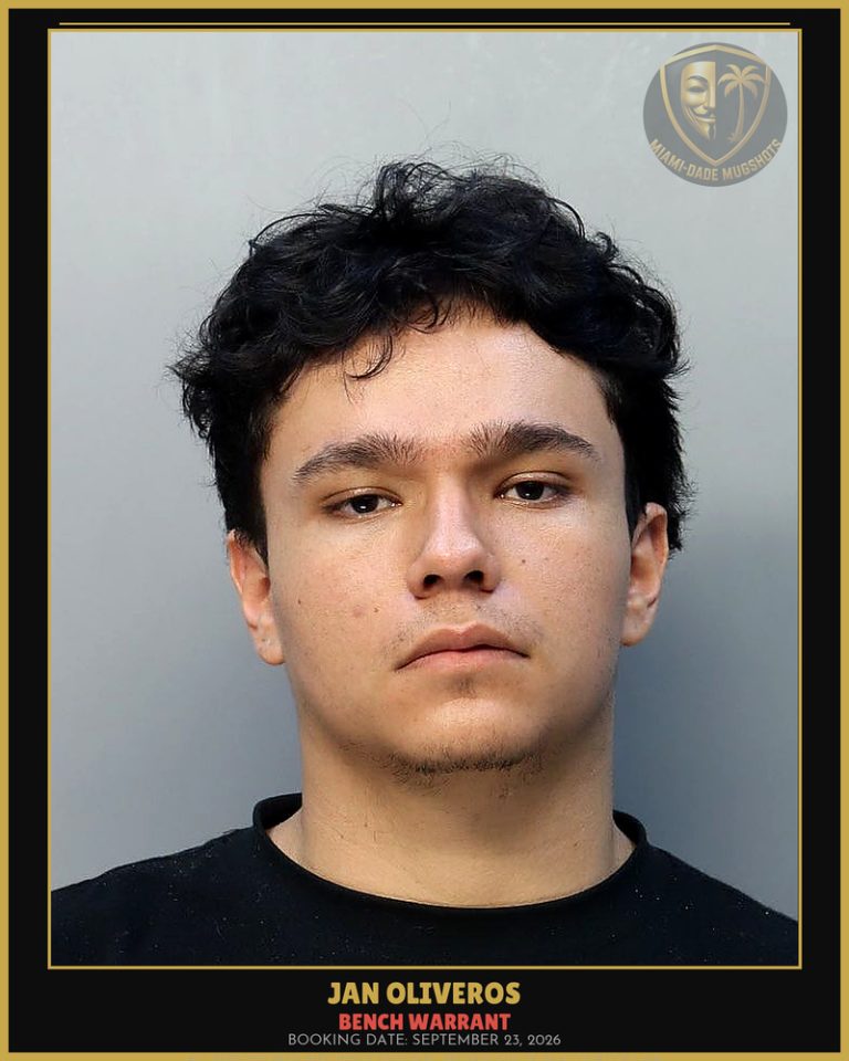 Oliveros Jan Becken Arrested – BENCH WARRANT – Miami-Dade County (September 23, 2026)