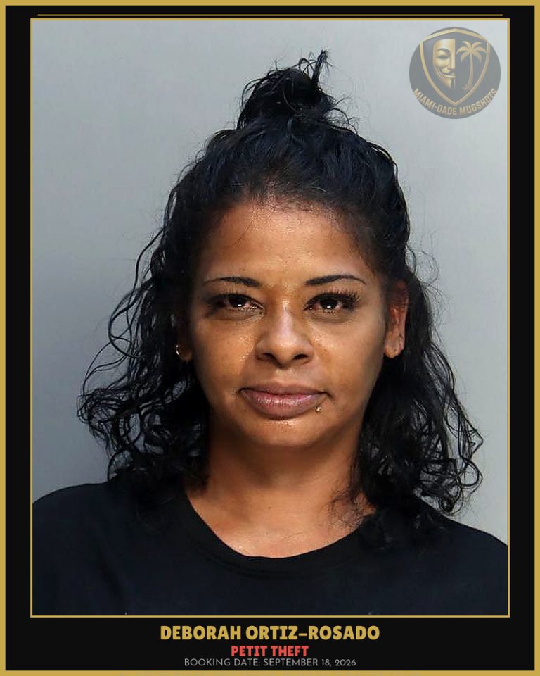 Ortiz-Rosado Deborah Arrested – PETIT THEFT – Miami-Dade County (September 18, 2026)