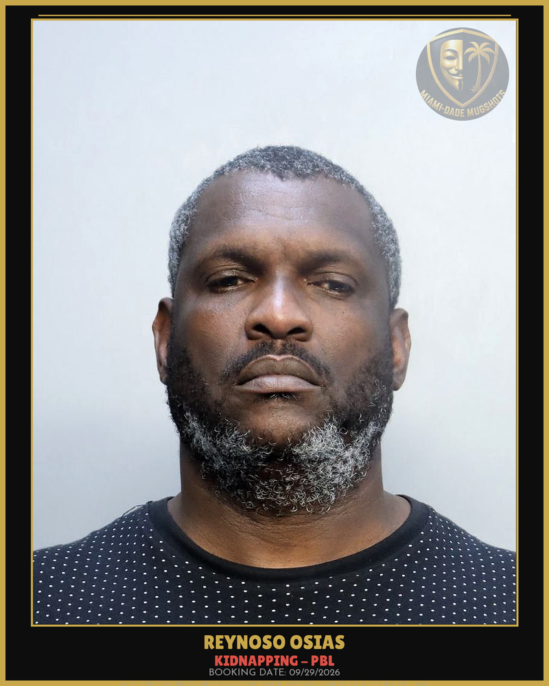 Osias Reynoso Arrested – Kidnapping – Pbl – Miami-Dade County (Unknown)