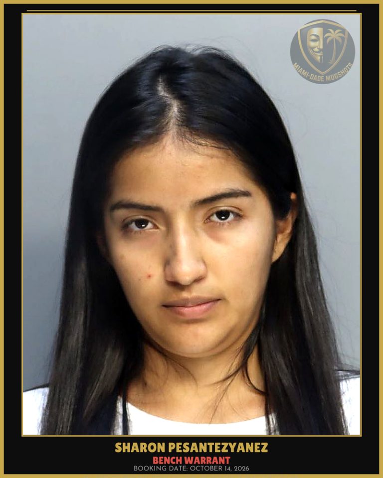Pesantezyanez Sharon Lesly Arrested – BENCH WARRANT – Miami-Dade County (October 14, 2026)