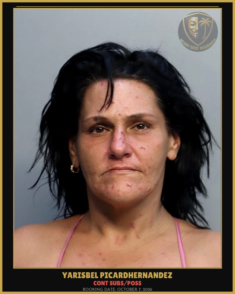 Picardhernandez Yarisbel Arrested – CONT SUBS/POSS – Miami-Dade County (October 7, 2026)