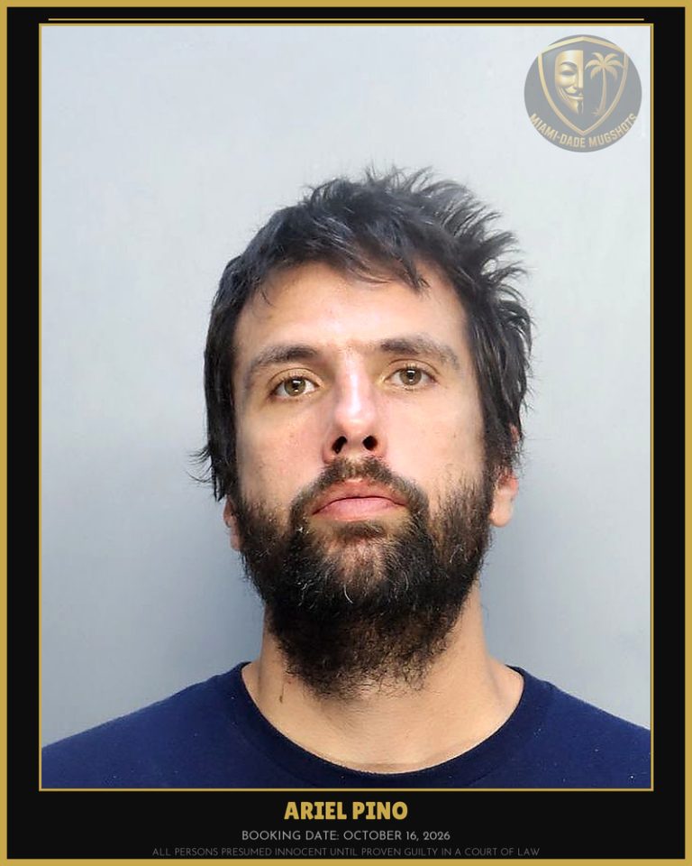 Pino Ariel Arrested – Miami-Dade County (October 16, 2026)