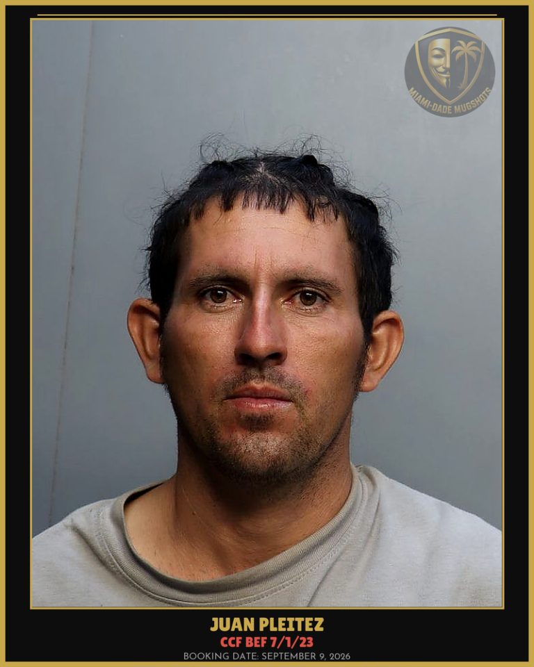Pleitez Juan Gabriel Arrested – CCF BEF 7/1/23 – Miami-Dade County (September 9, 2026)
