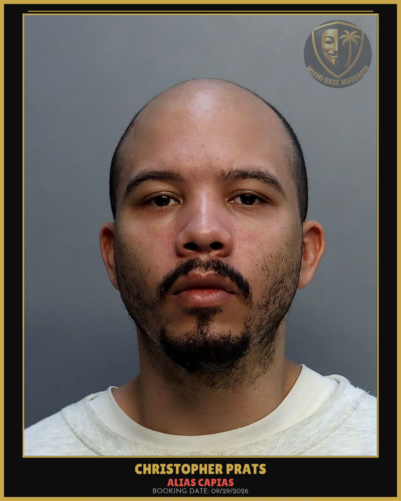 Prats Christopher Michael Arrested – Alias Capias – Miami-Dade County (Unknown)