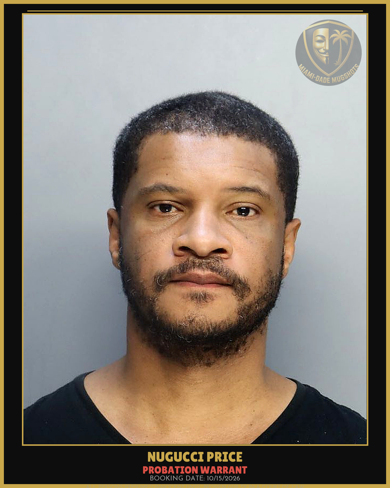 Price Nugucci  Grego Arrested – Probation Warrant – Miami-Dade County (Unknown)