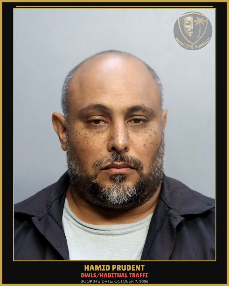 Prudent Hamid  Ali Arrested – DWLS/HABITUAL TRAFFI – Miami-Dade County (October 7, 2026)
