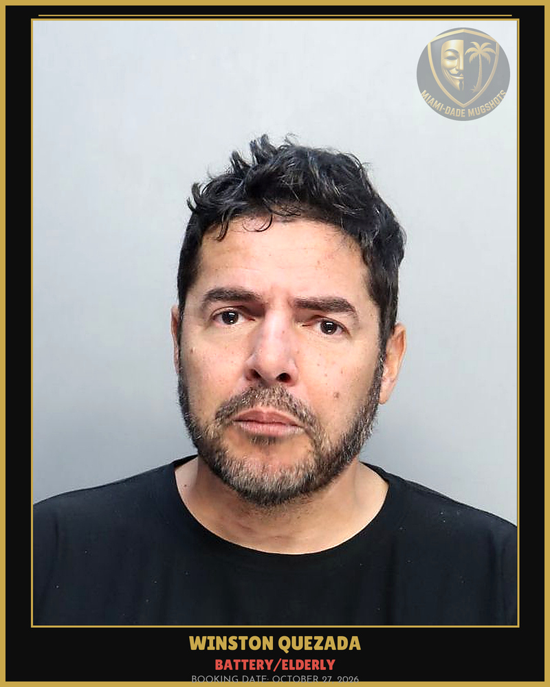 Quezada Winston Arrested – Battery/Elderly – Miami-Dade County (October 27, 2026)