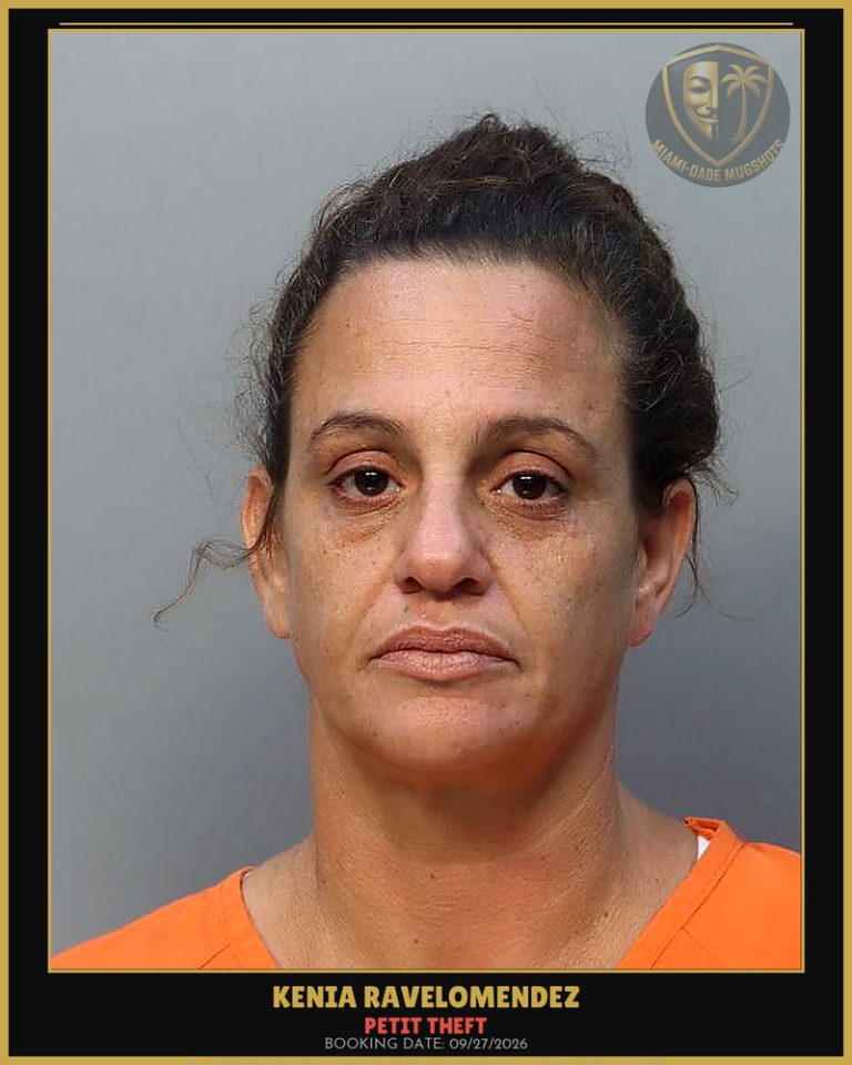 Ravelomendez Kenia Arrested – PETIT THEFT – Miami-Dade County (Unknown)