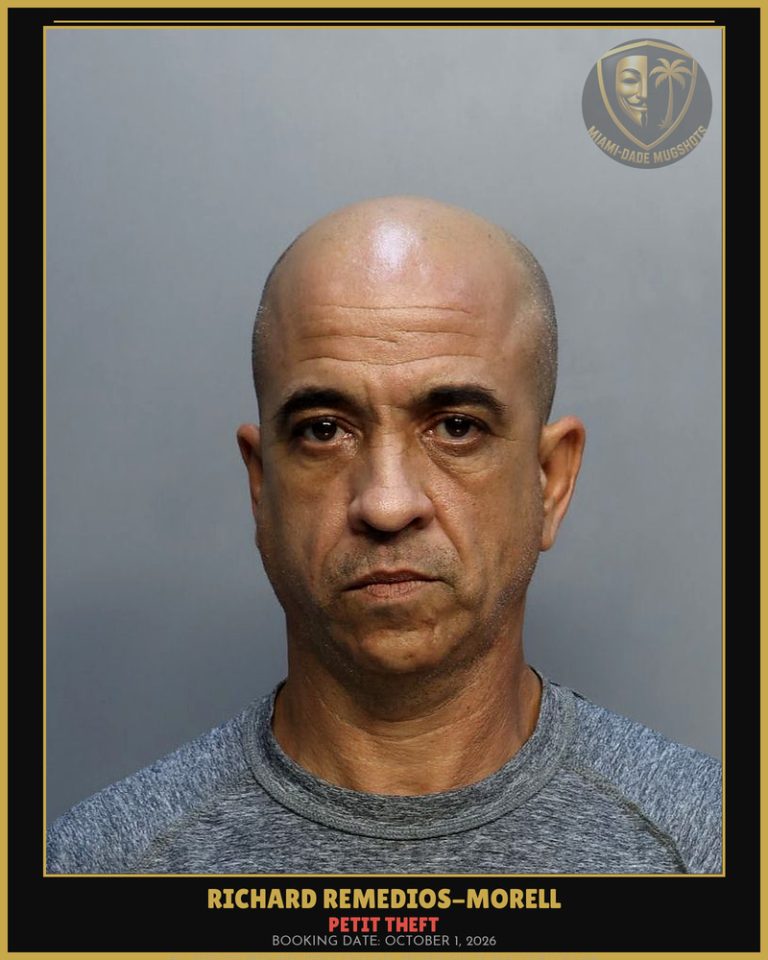 Remedios-Morell Richard Rene Arrested – PETIT THEFT – Miami-Dade County (October 1, 2026)