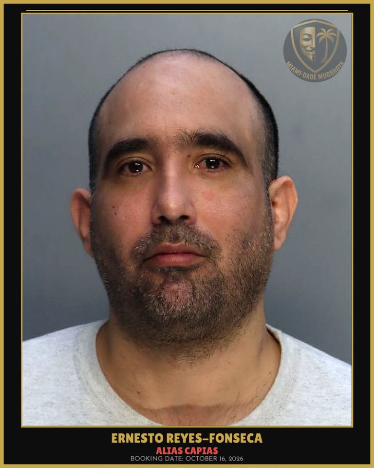 Reyes-Fonseca Ernesto Arrested – ALIAS CAPIAS – Miami-Dade County (October 16, 2026)