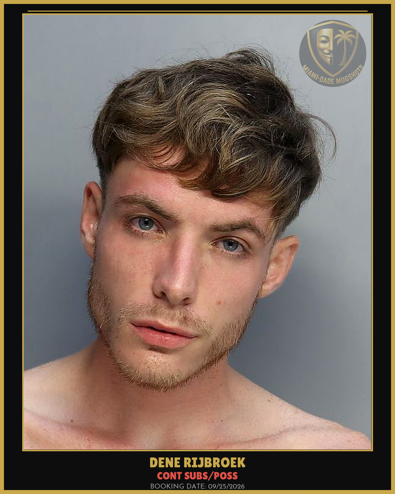 Rijbroek Dene  Alexander Arrested – Cont Subs/Poss – Miami-Dade County (Unknown)