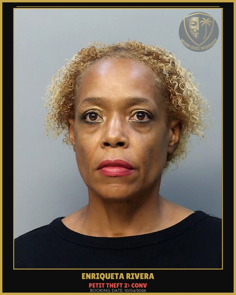 Rivera Enriqueta Arrested – PETIT THEFT 2> CONV – Miami-Dade County (Unknown)