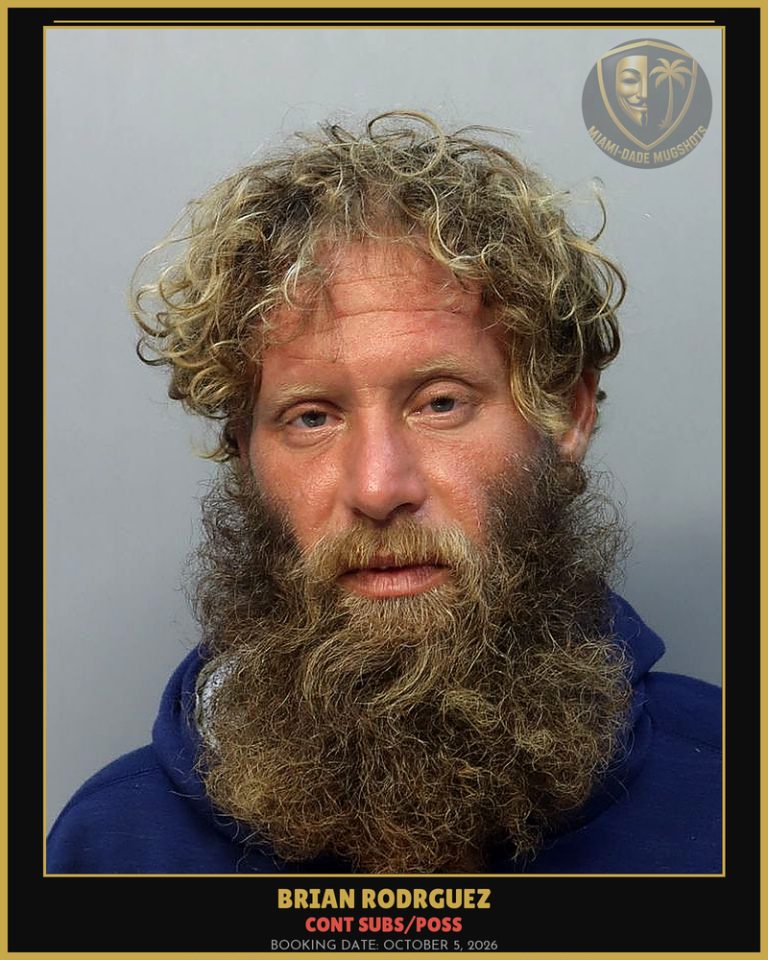 Rodrguez Brian Ashley Arrested – CONT SUBS/POSS – Miami-Dade County (October 5, 2026)