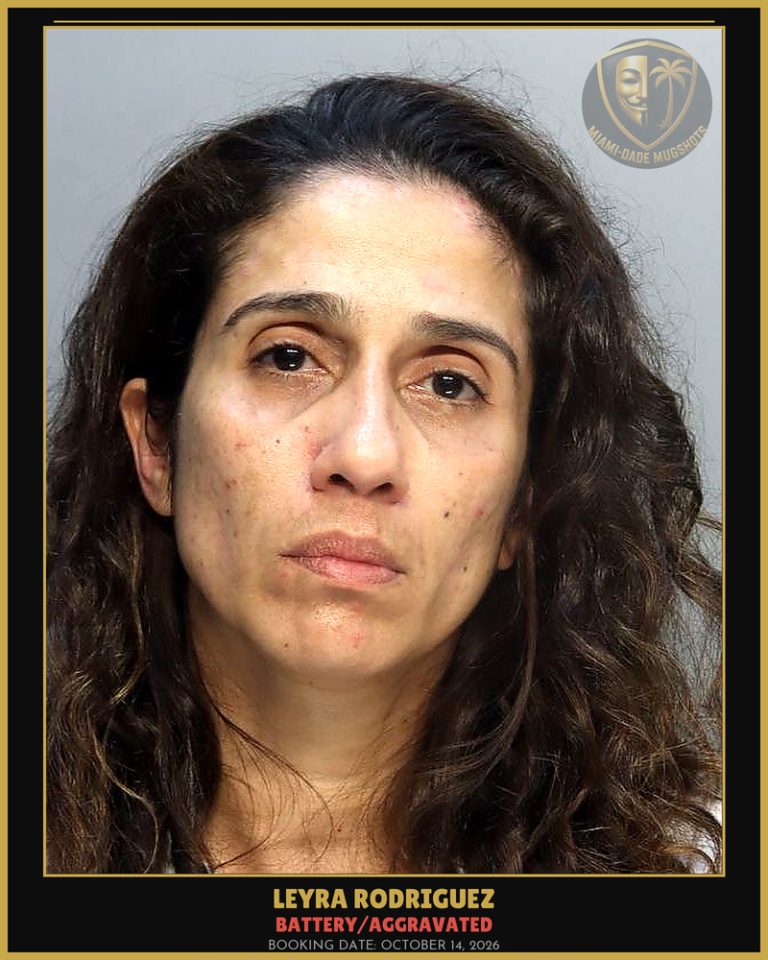 Rodriguez Leyra Arrested – BATTERY/AGGRAVATED – Miami-Dade County (October 14, 2026)