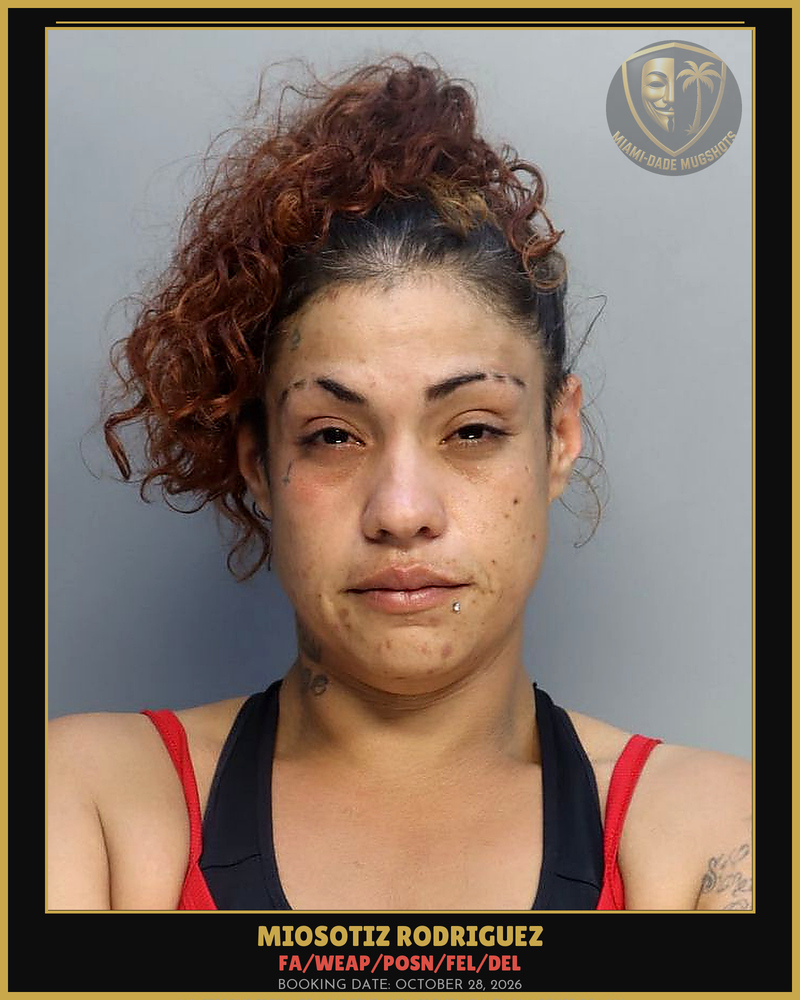 Rodriguez Miosotiz Barbara Arrested – Fa/Weap/Posn/Fel/Del – Miami-Dade County (October 28, 2026)