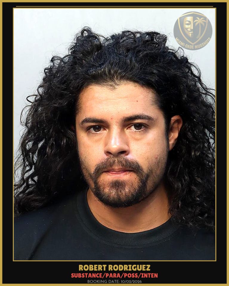 Rodriguez Robert  Rene Arrested – SUBSTANCE/PARA/POSS/INTEN – Miami-Dade County (Unknown)