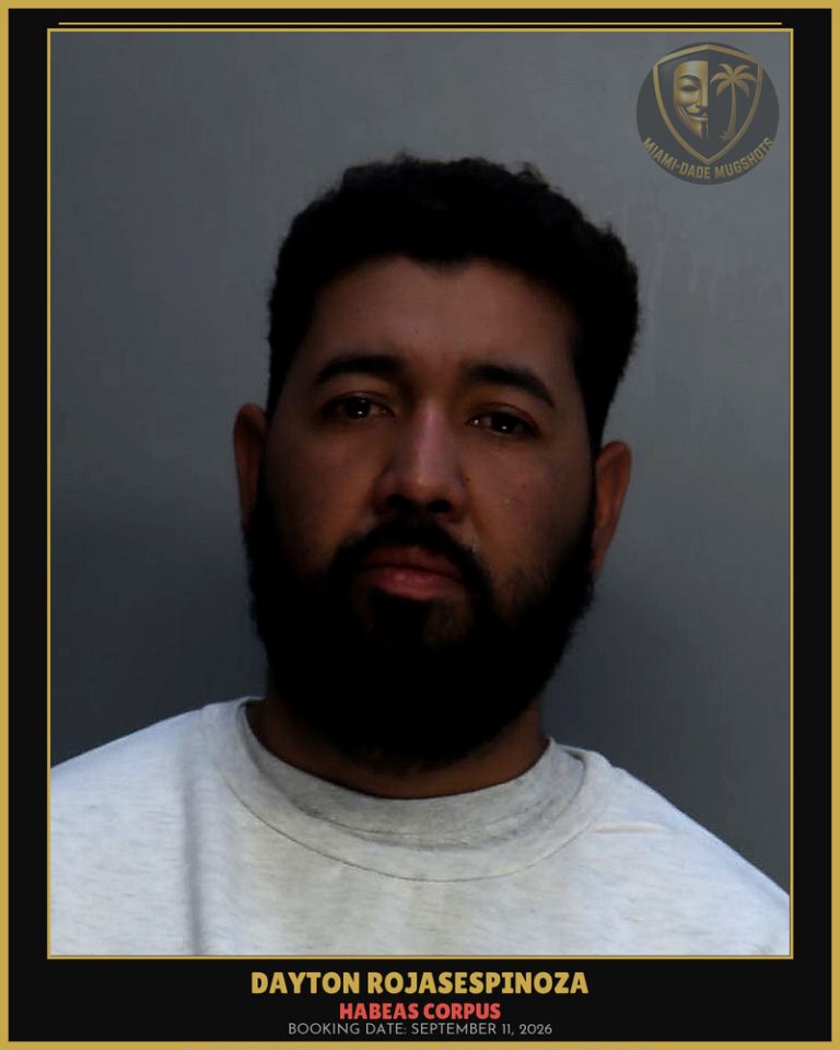 Rojasespinoza Dayton  Odel Arrested – HABEAS CORPUS – Miami-Dade County (September 11, 2026)