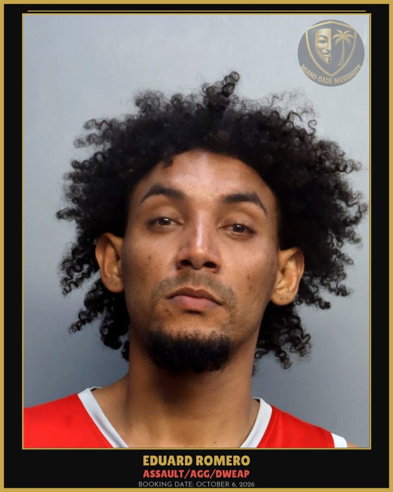 Romero Eduard Arrested – ASSAULT/AGG/DWEAP – Miami-Dade County (October 6, 2026)