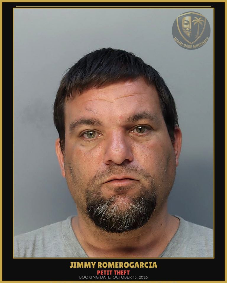 Romerogarcia Jimmy  Carlos Arrested – PETIT THEFT – Miami-Dade County (October 15, 2026)