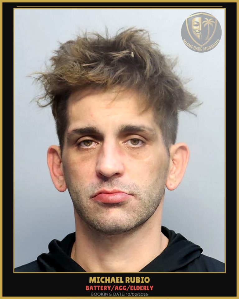 Rubio Michael  G Arrested – BATTERY/AGG/ELDERLY – Miami-Dade County (Unknown)