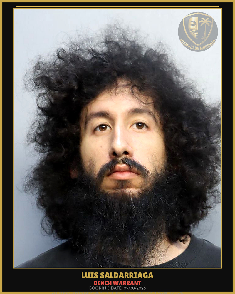 Saldarriaga Luis Enrique Arrested – Bench Warrant – Miami-Dade County (Unknown)