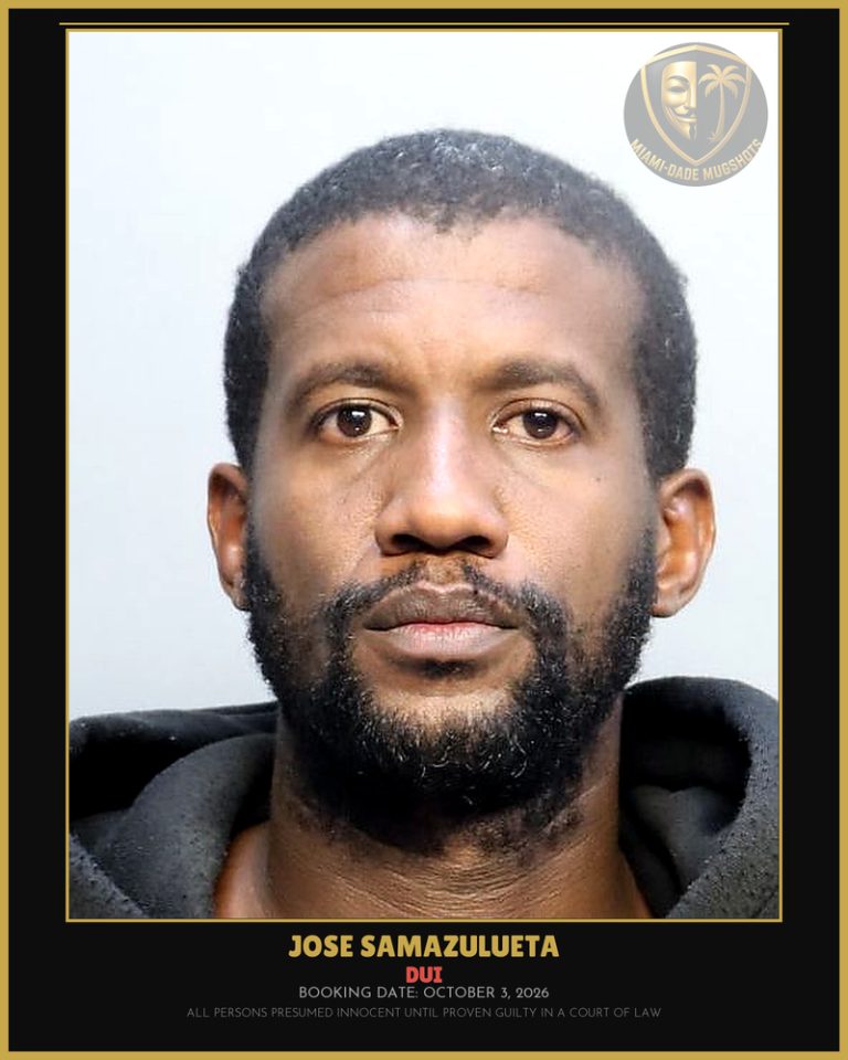 Samazulueta Jose  Luis Arrested – DUI – Miami-Dade County (October 3, 2026)
