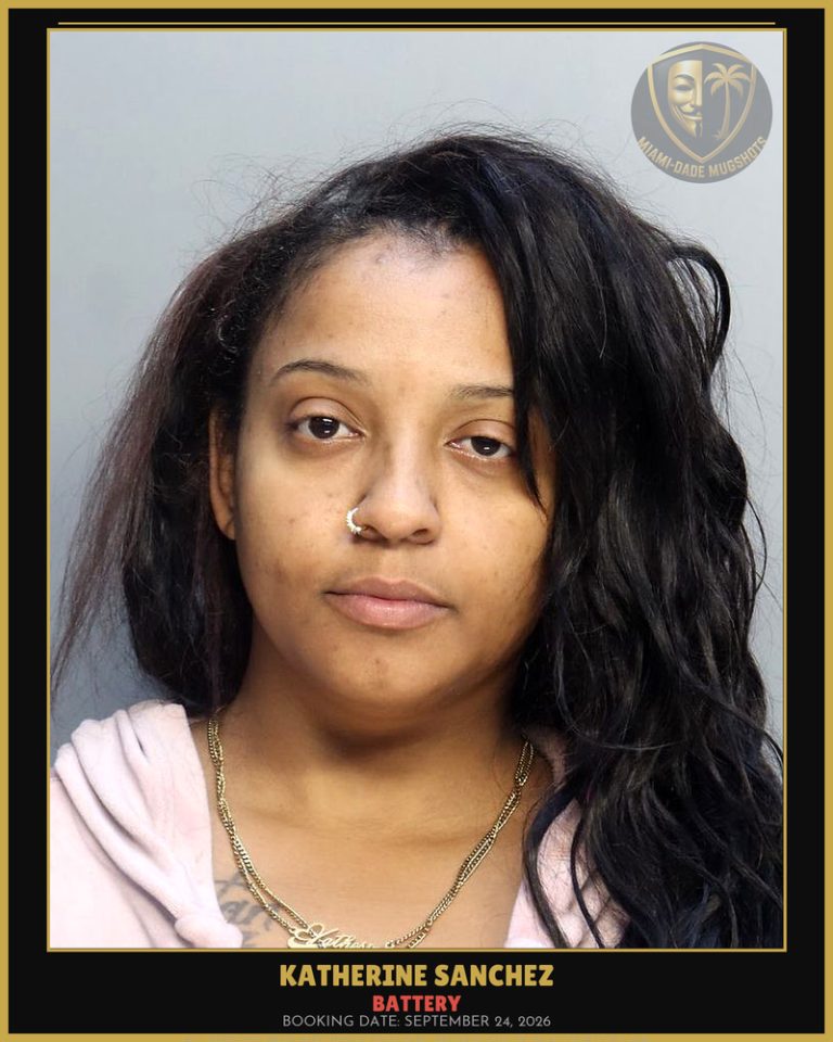 Sanchez Katherine Marie Arrested – BATTERY – Miami-Dade County (September 24, 2026)