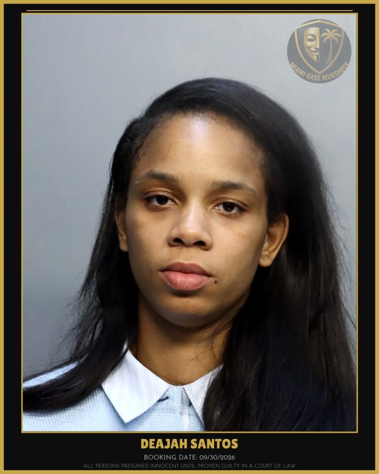 Santos Deajah Arrested – Miami-Dade County (Unknown)