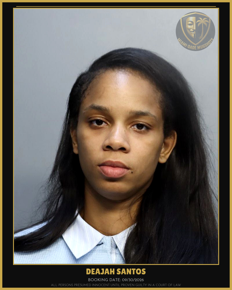 Santos Deajah Arrested – Miami-Dade County (Unknown)