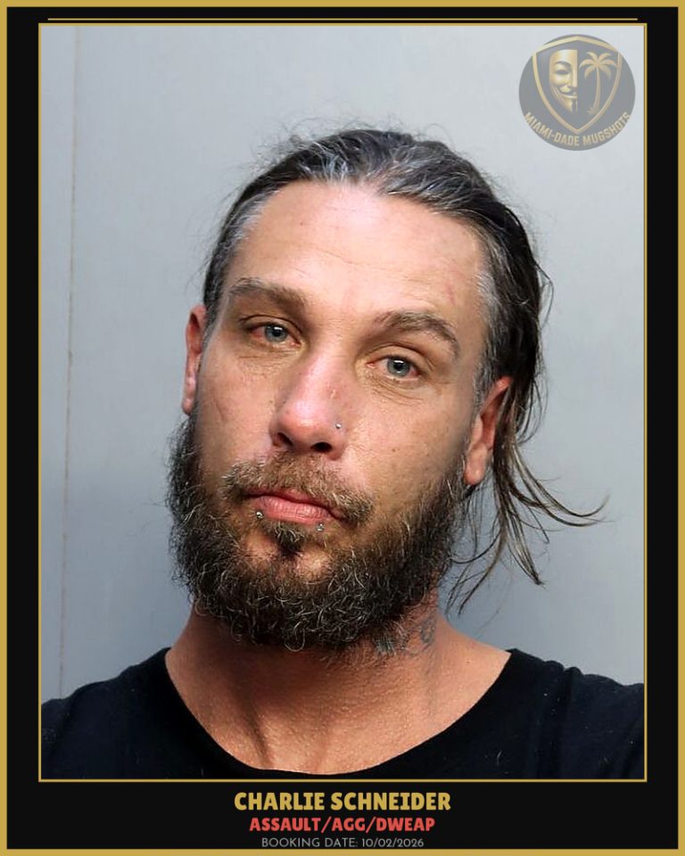 Schneider Charlie  C Arrested – ASSAULT/AGG/DWEAP – Miami-Dade County (Unknown)