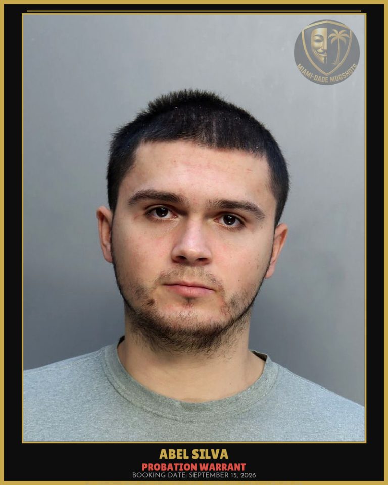 Silva Abel Arrested – PROBATION WARRANT – Miami-Dade County (September 15, 2026)
