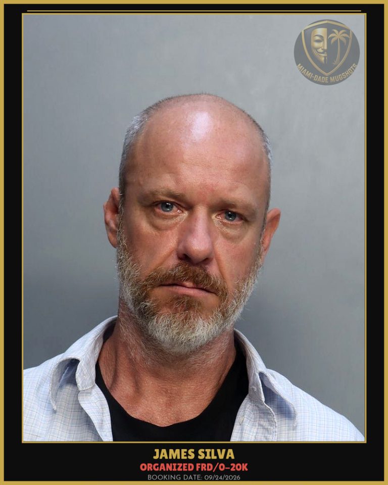 Silva James Arrested – ORGANIZED FRD/0-20K – Miami-Dade County (Unknown)