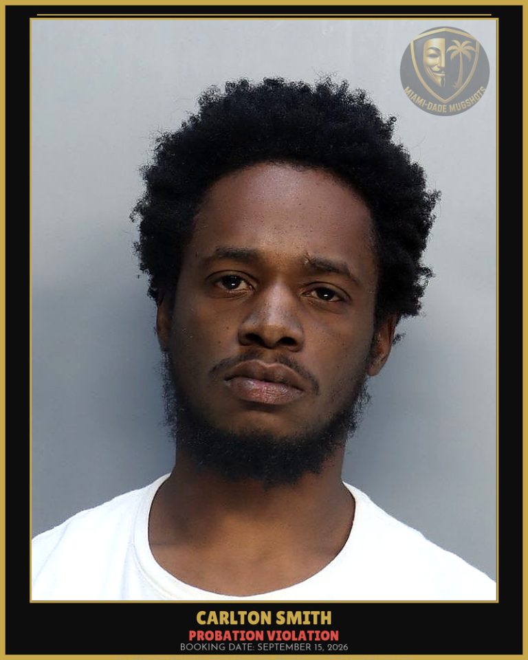 Smith Carlton  Terrance Arrested – PROBATION VIOLATION – Miami-Dade County (September 15, 2026)