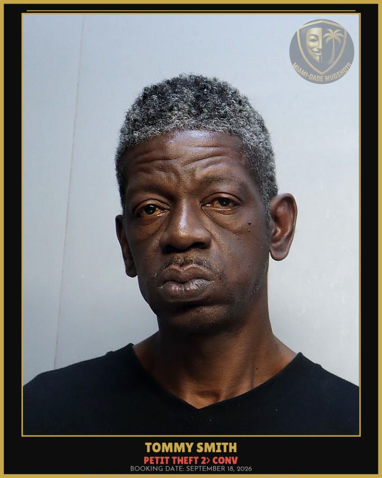 Smith Tommy  Jessie Arrested – PETIT THEFT 2> CONV – Miami-Dade County (September 18, 2026)