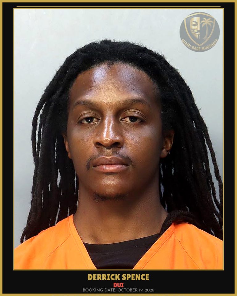 Spence Derrick  Johna Arrested – DUI – Miami-Dade County (October 19, 2026)