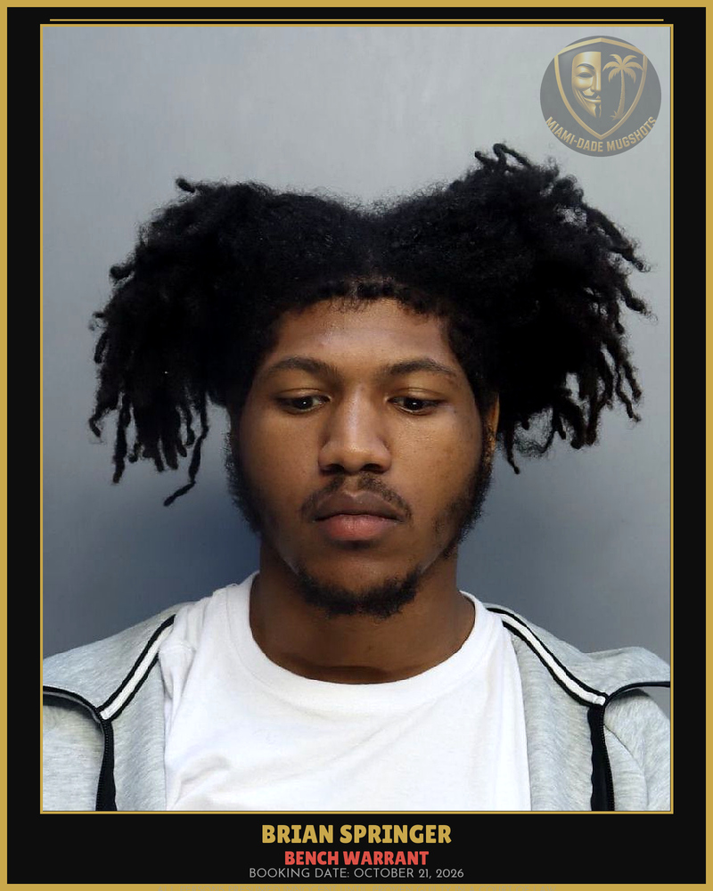 Springer Brian Christopher Arrested – Bench Warrant – Miami-Dade County (October 21, 2026)