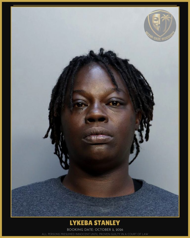 Stanley Lykeba Arrested – Miami-Dade County (October 2, 2026)