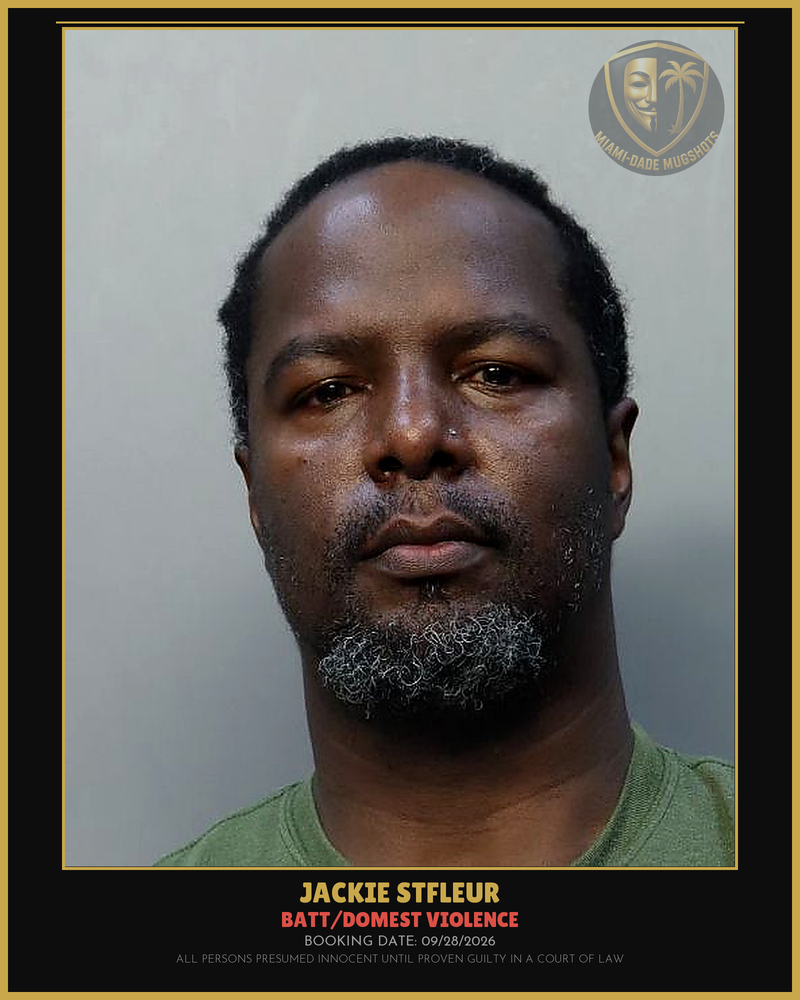 Stfleur Jackie Lavelle Arrested – Batt/Domest Violence – Miami-Dade County (Unknown)