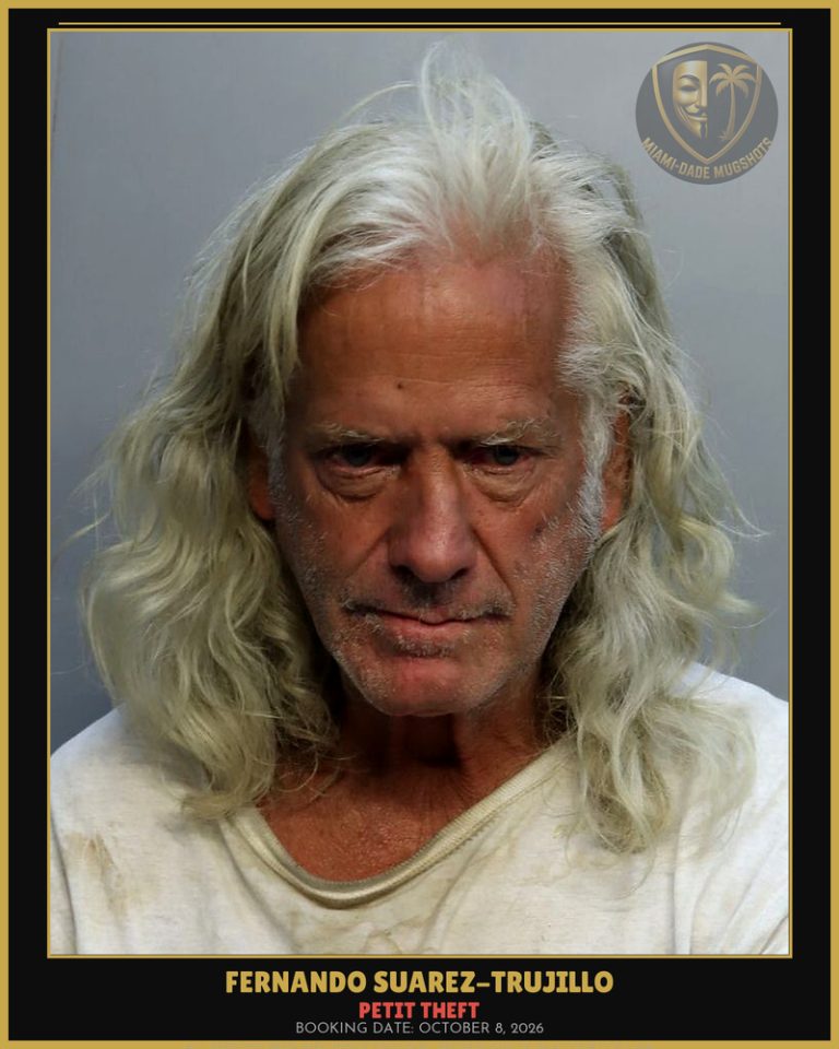 Suarez-Trujillo Fernando  Joseph Arrested – PETIT THEFT – Miami-Dade County (October 8, 2026)
