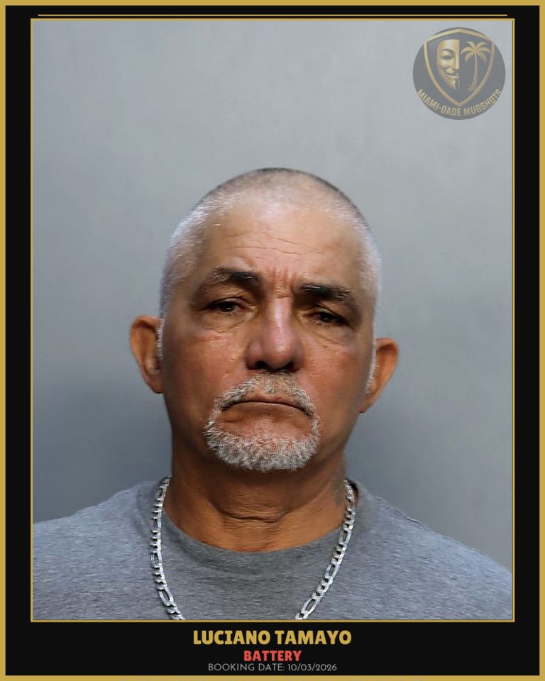Tamayo Luciano Arrested – BATTERY – Miami-Dade County (Unknown)