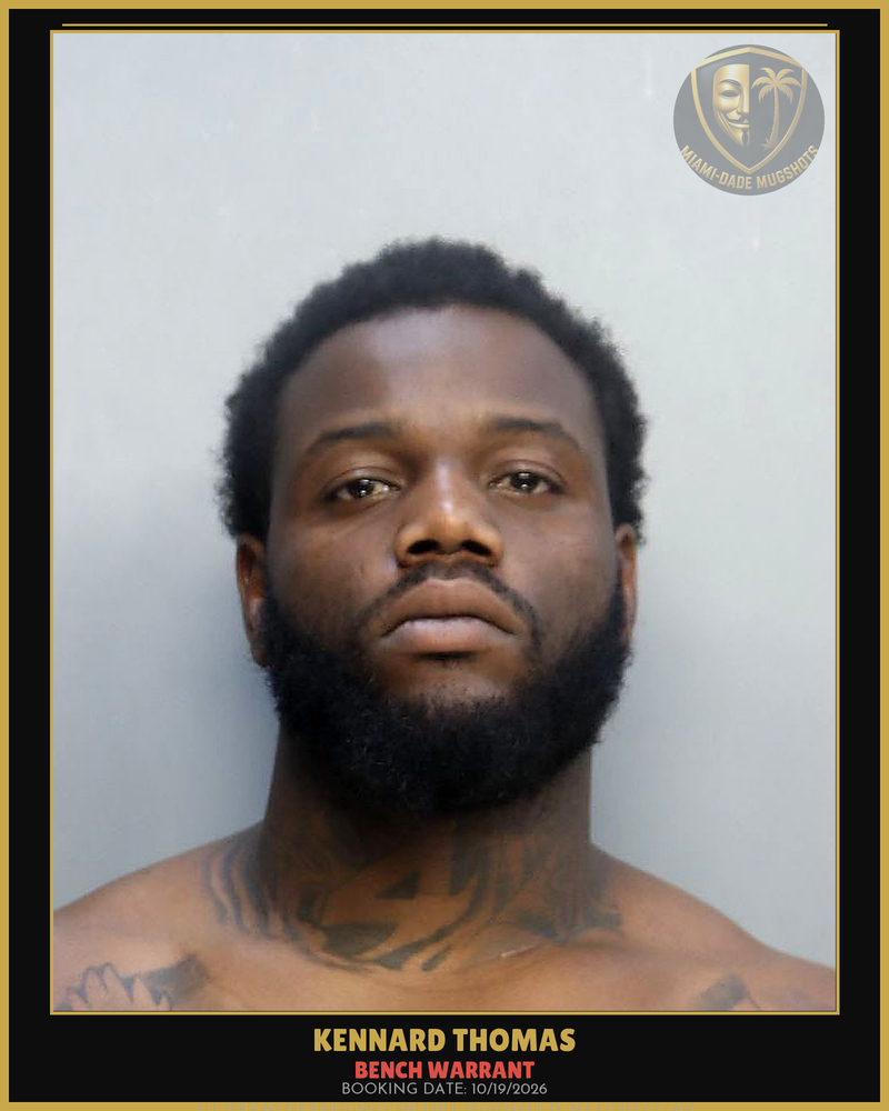 Thomas Kennard Demetrius Arrested – Bench Warrant – Miami-Dade County (Unknown)