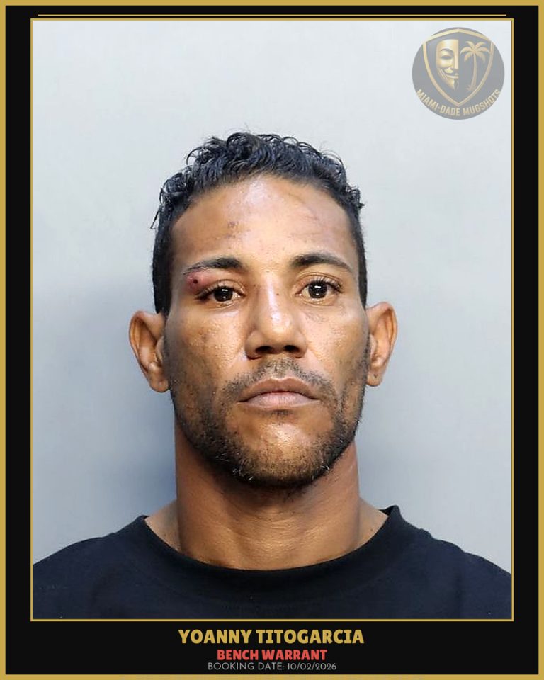 Titogarcia Yoanny  Mayquel Arrested – BENCH WARRANT – Miami-Dade County (Unknown)