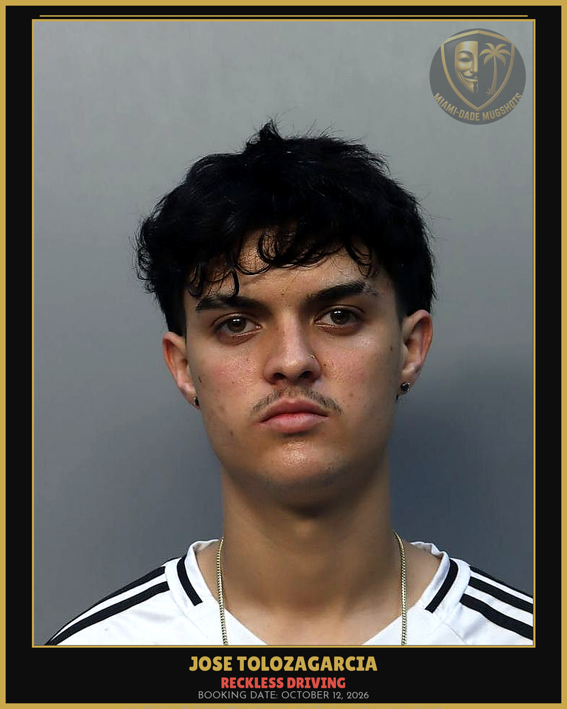 Tolozagarcia Jose  Manuel Arrested – Reckless Driving – Miami-Dade County (October 12, 2026)