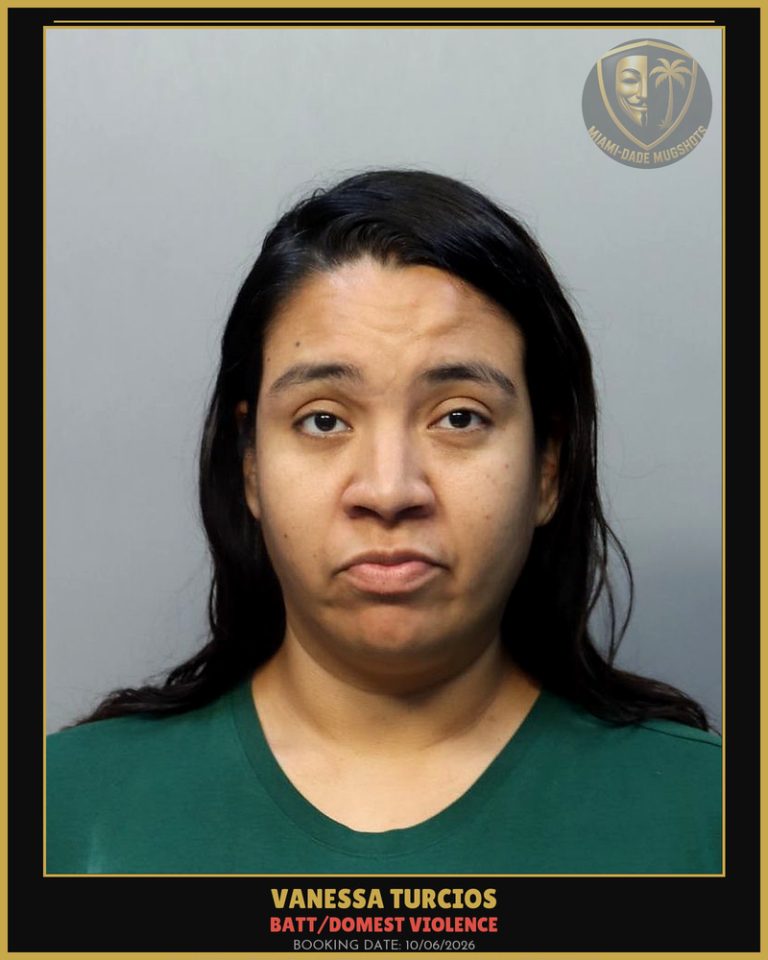 Turcios Vanessa Arrested – BATT/DOMEST VIOLENCE – Miami-Dade County (Unknown)