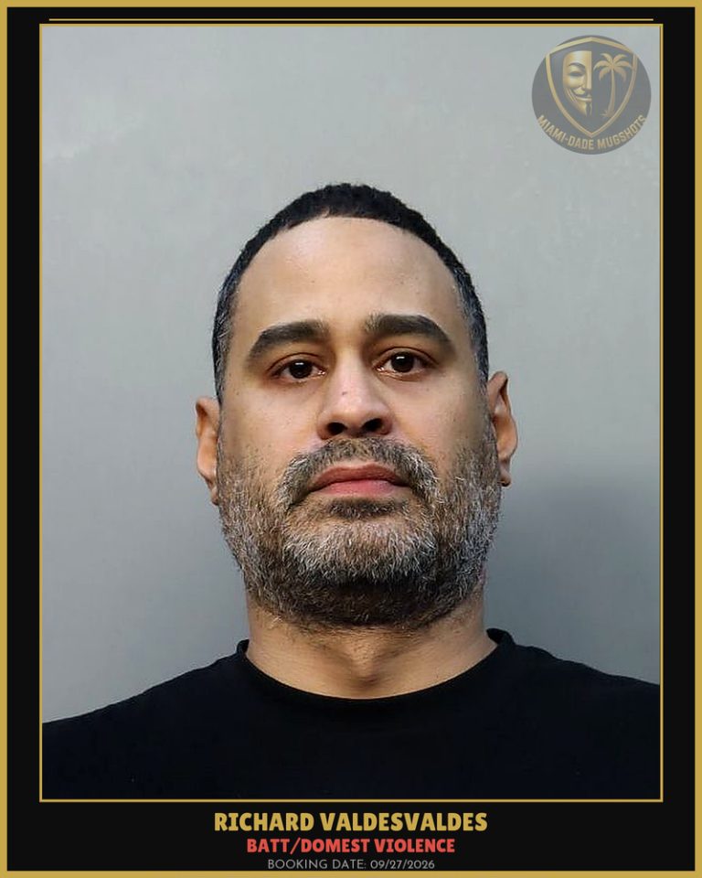 Valdesvaldes Richard  Lazaro Arrested – BATT/DOMEST VIOLENCE – Miami-Dade County (Unknown)
